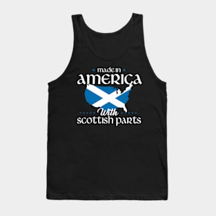 America With Scottish P Scotland Pride Heritage Tank Top